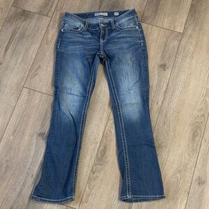 BKE Payton Women's Boot Cut Jeans in Blue